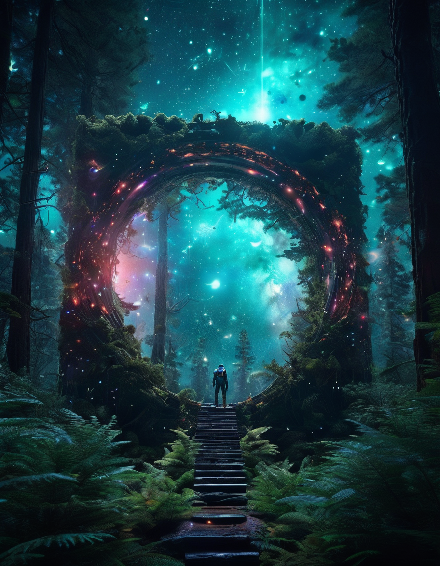 00172-Space themed Hyperrealistic art fantasy forest landscape a.png
